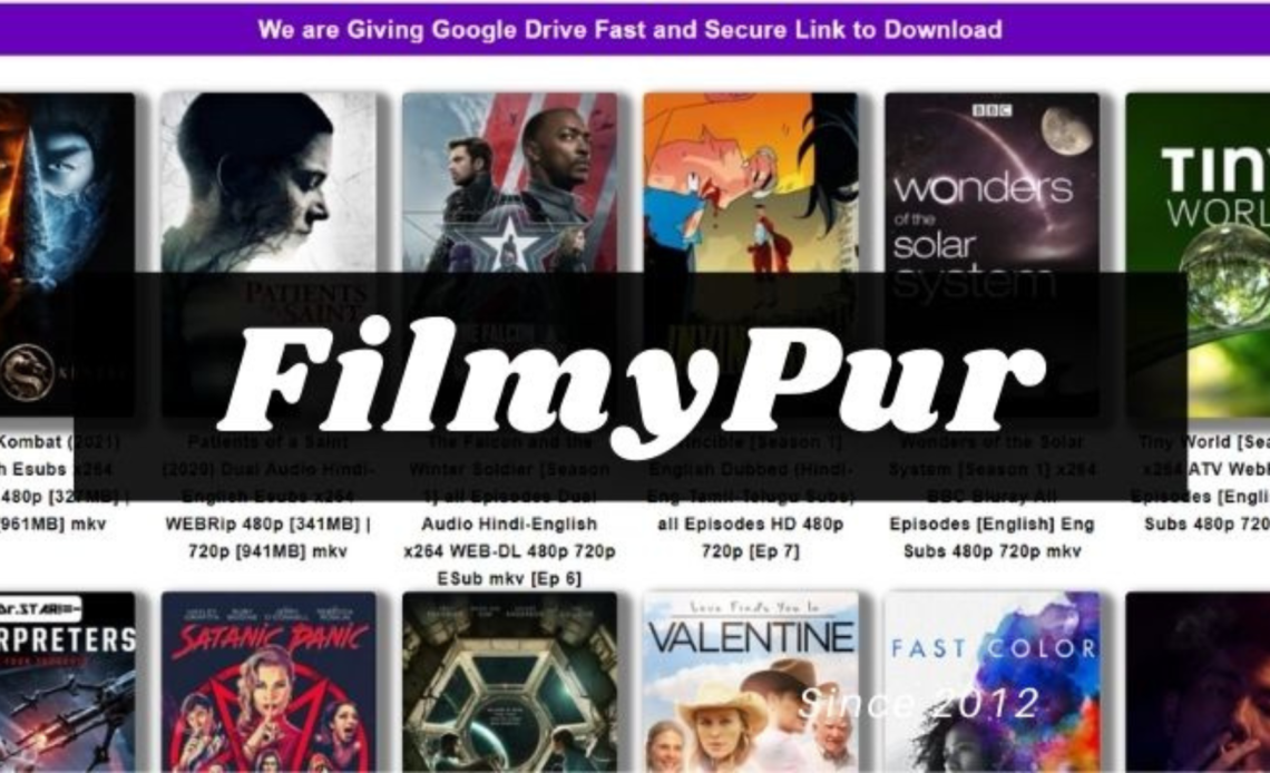 Filmypur 2022 – Filmypur Hollywood & Bollywood HD movies,Tamil Movies